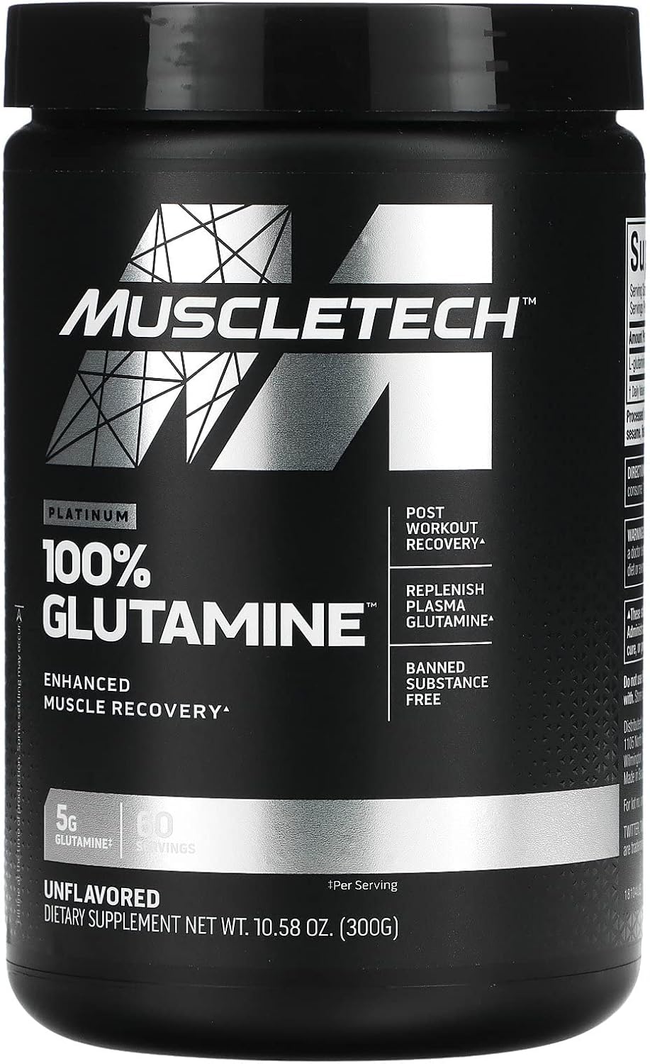 گلوتامین ۱۰۰٪ ماسلتک Glutamine 100% Muscletech