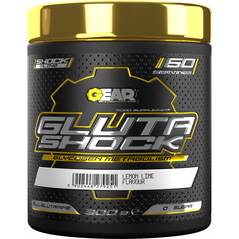 گلوتامین ۳۰۰ گرمی گیر GLUTA SHOCK 300G GEAR
