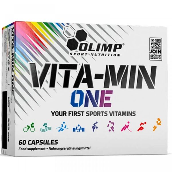 موات ویتامین ۶۰ عددی الیمپ  VITA-MIN ONE 60 CAPSULES OLIMP
